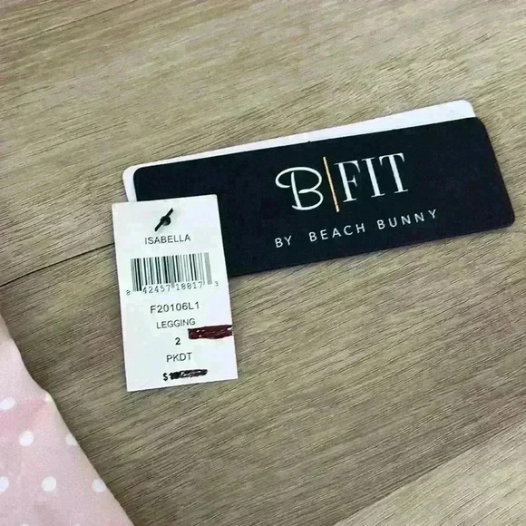 NWT Beach Bunny Isabella Pink w/ White Polka Dots Set (Top 6 bottoms 2) - Picture 9 of 16